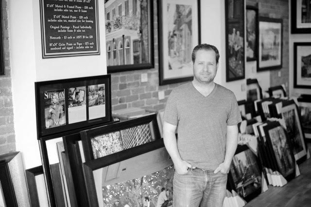 Josh Moulton is the artist and owner of Josh Moulton Fine Art Gallery on Clark Street. Photo courtesy of Josh Moulton.
