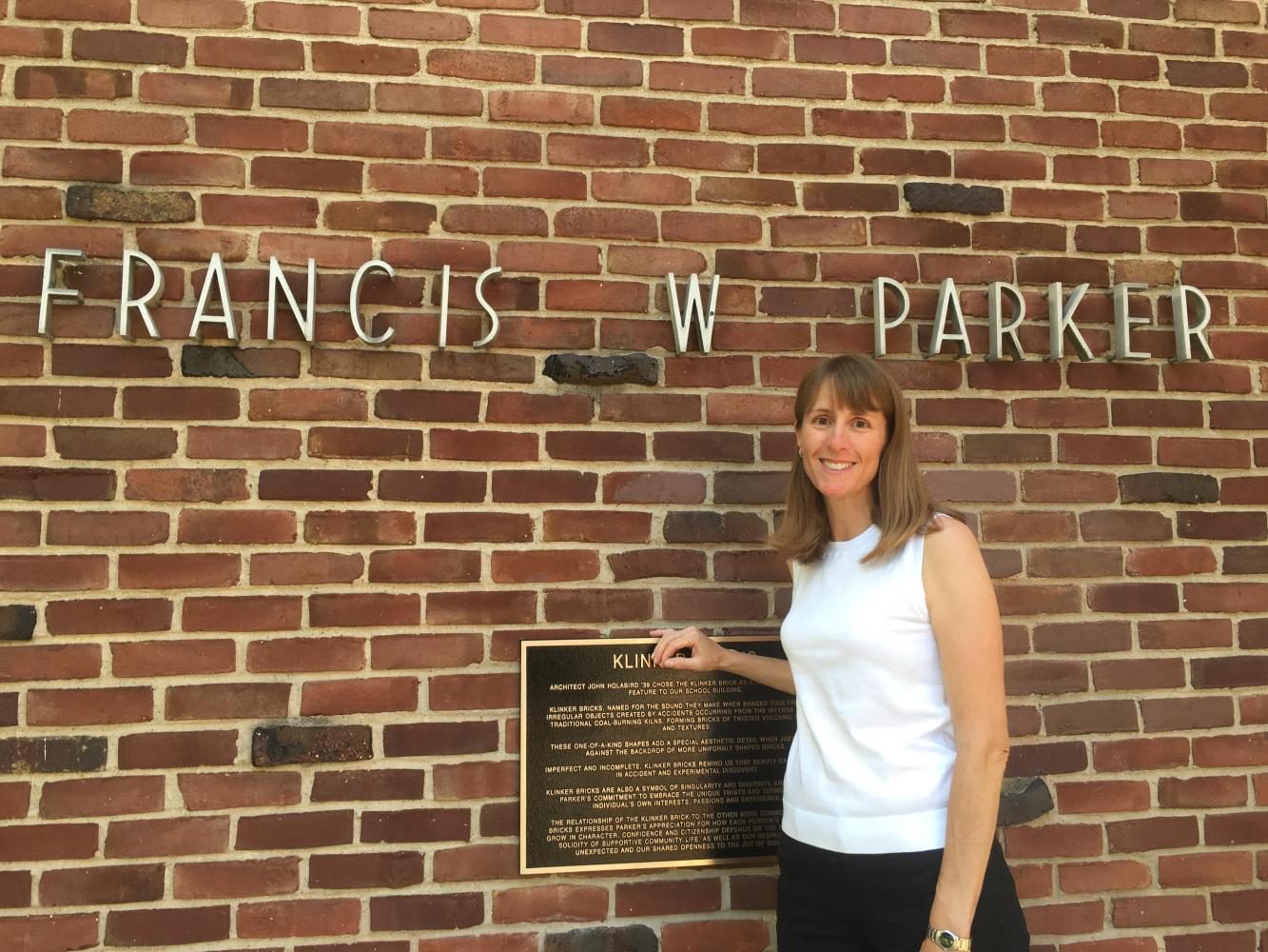 PA Co-Chair Ali Kagan exiting Parker after a summer meeting.
