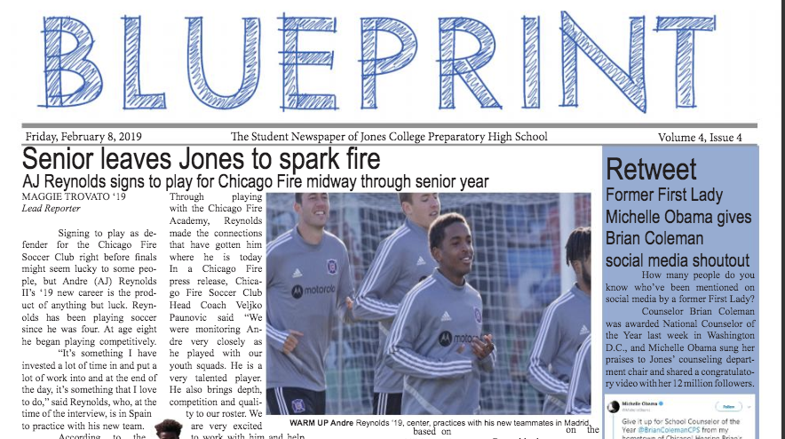 Occasionally, the administration of Jones College Prep requests articles to be withheld from publication, even though the newspaper is protected by the First Amendment. Photo courtesy of the Blueprint staff.