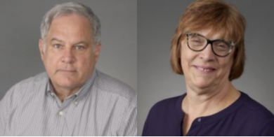 School pictures of Mark Aymar (left) and Anne Marie Fries (right).