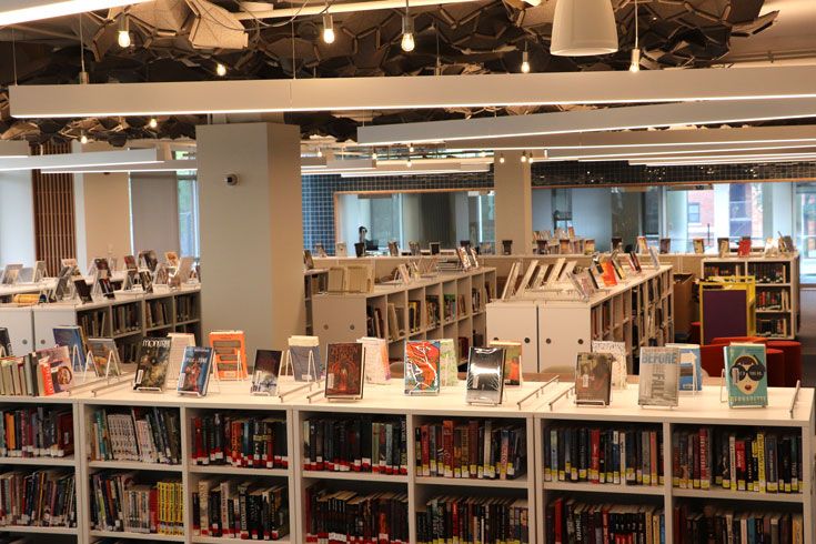 The Kovler Family Library. Photograph courtesy of the Francis W. Parker School.