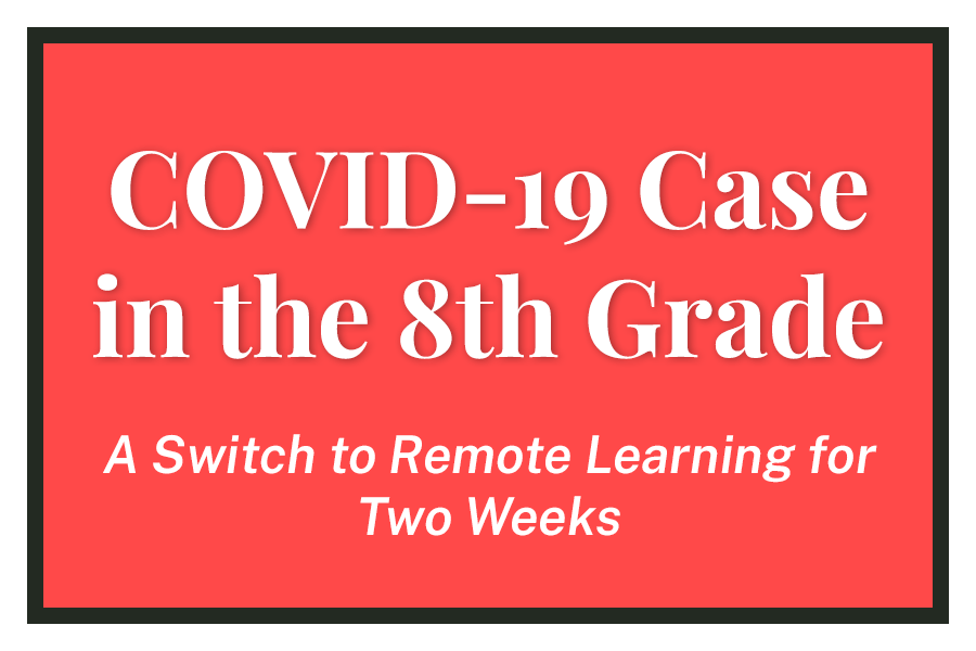 COVID-19+Case+in+the+8th+Grade.+A+switch+to+Remote+Learning+for+Two+Weeks.