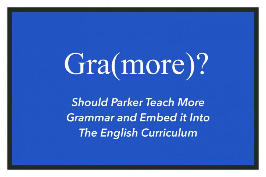 Should Parker Teach More Grammar And Embed It Into The English Curriculum?

