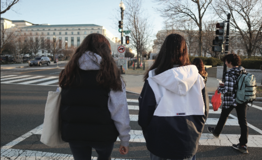 Image of Rosenkranz and a friend as they walked through DC this past year.