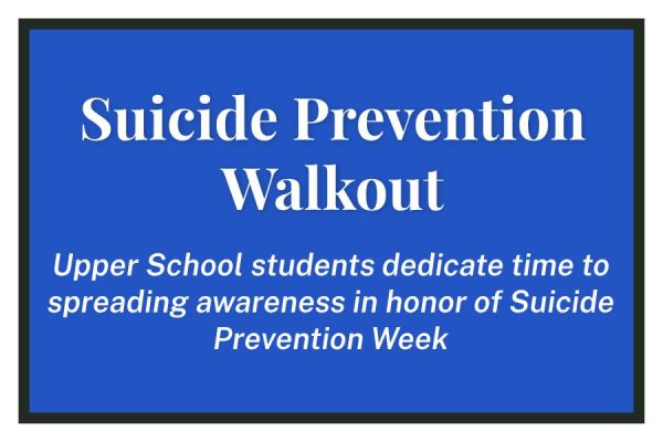 Suicide Prevention Walkout
