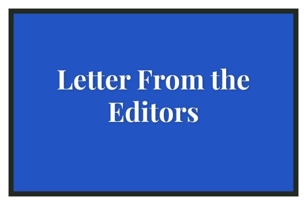 Letter From the Editors, Issue 4 - Volume CXIII