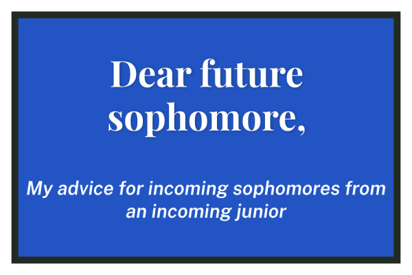 Dear future sophomore,