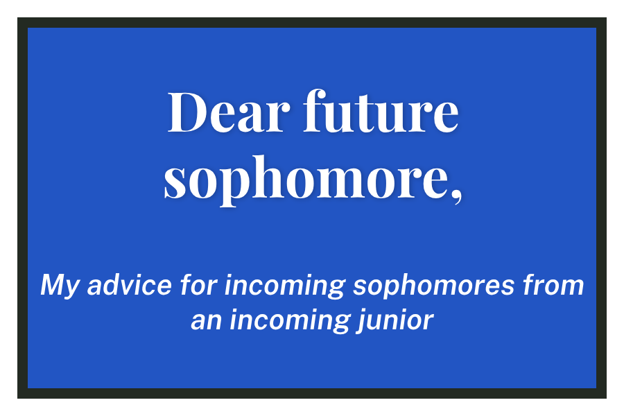 Dear future sophomore,