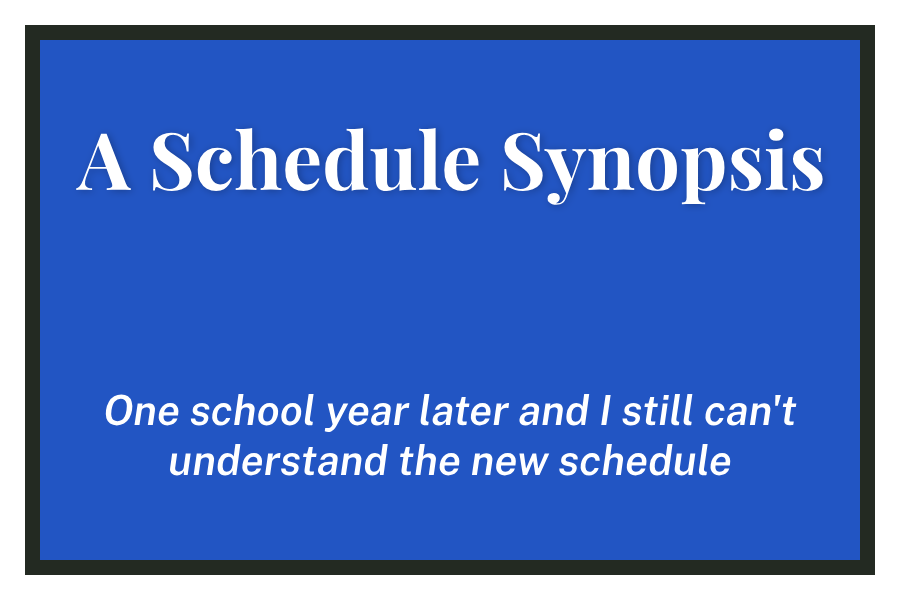 A Schedule Synopsis