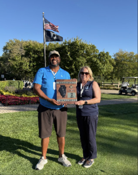 Upper School Science Teacher Bridget Lesinski At Girls Golf Sectional