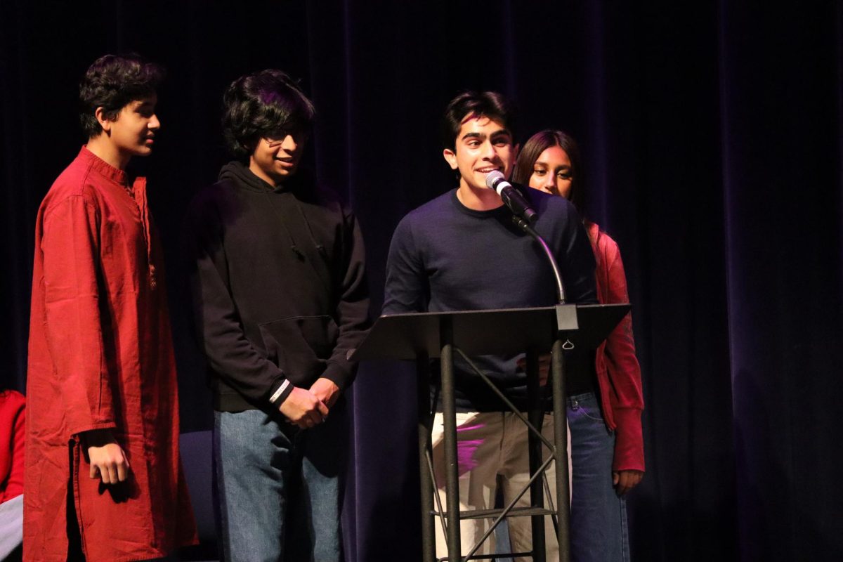 South Asian Student Alliance Heads open the Morning Ex