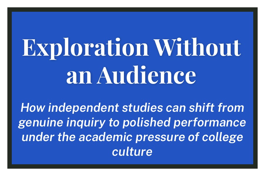 Exploration Without an Audience