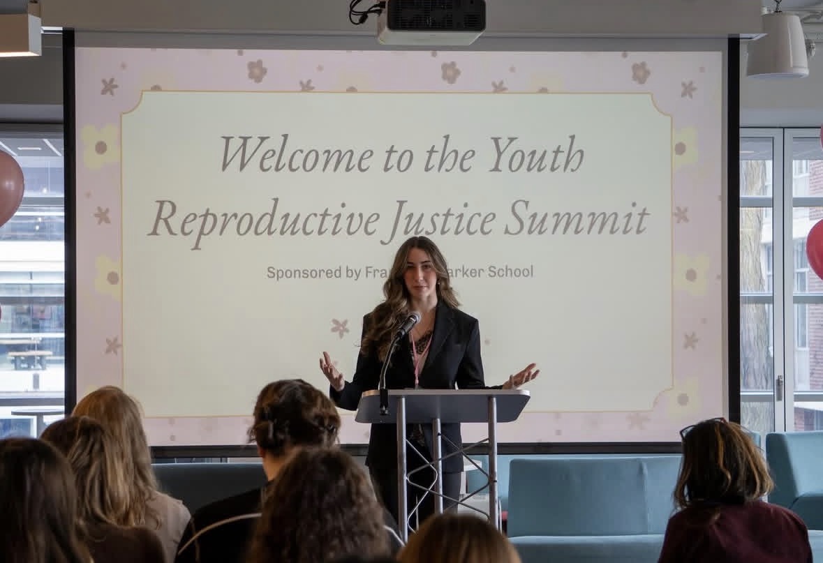 Executive Director Graysen Pendry gives opening remarks of the second YRJS