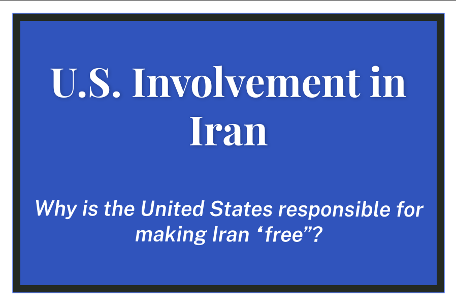 U.S. Involvement in Iran: Why is the United States responsible for making Iran “free”?