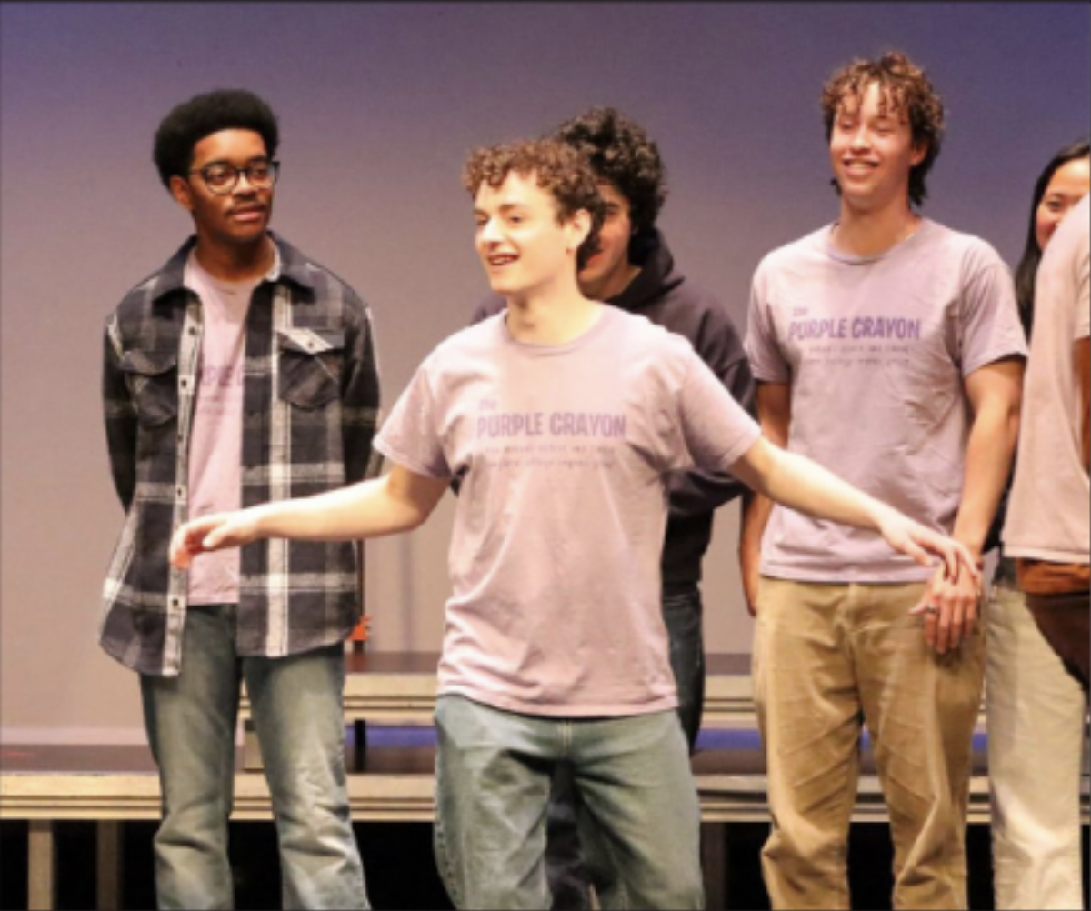 The Purple Crayon of Yale performs at a special Morning Ex