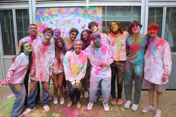Hues of Holi - Parker students celebrate Holi in the courtyard